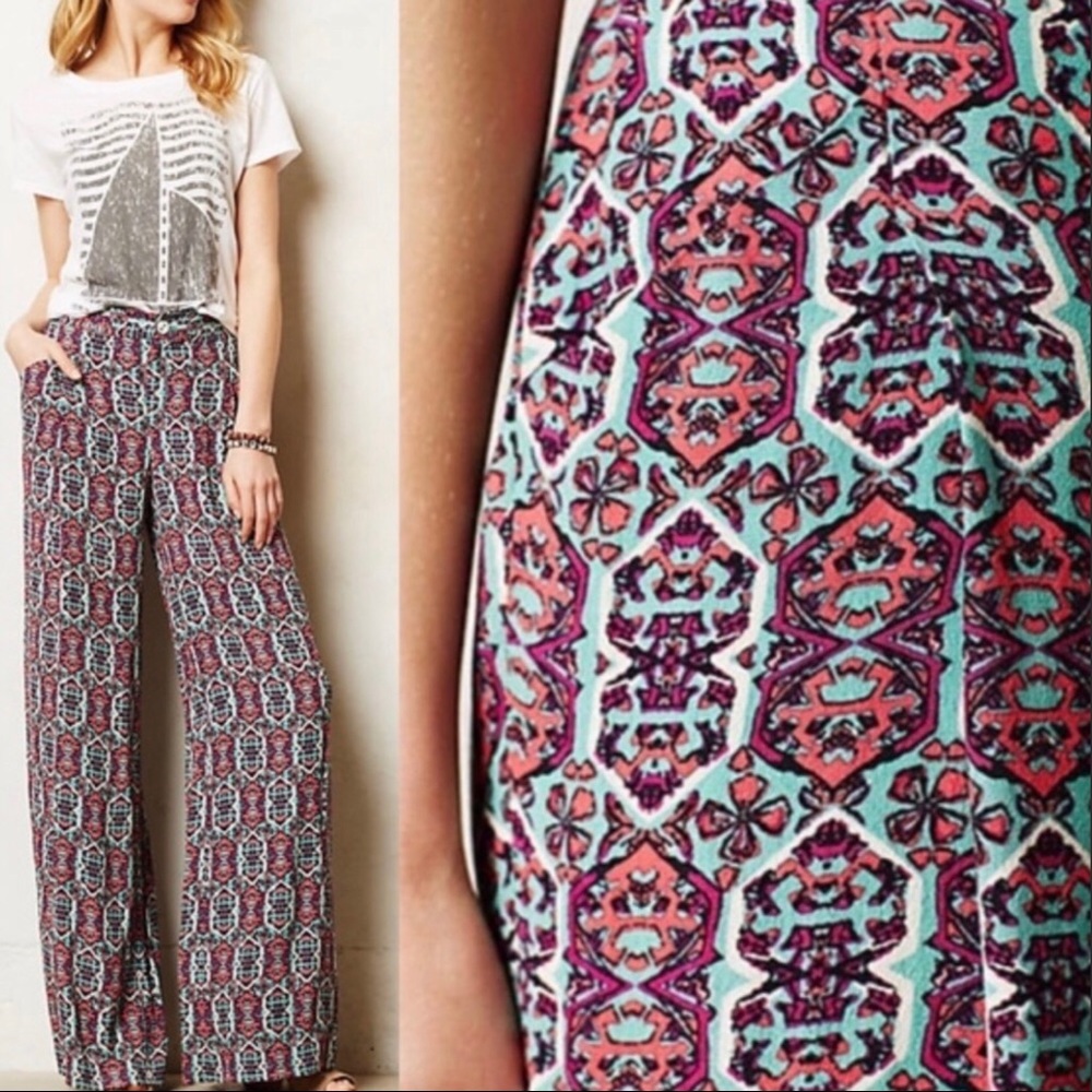 ⚡️FLASH SALE!✨ Anthropologie Elevenses SouthShore Wide Leg Pants in Size 0p!